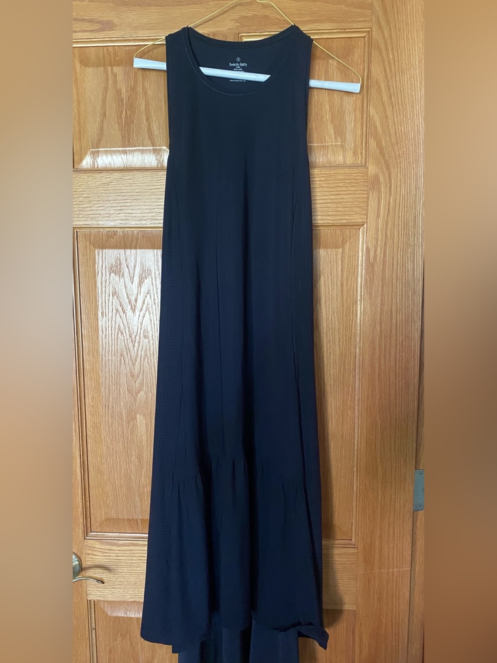 Sweaty Betty Black Maxi Dress-Style Skirt